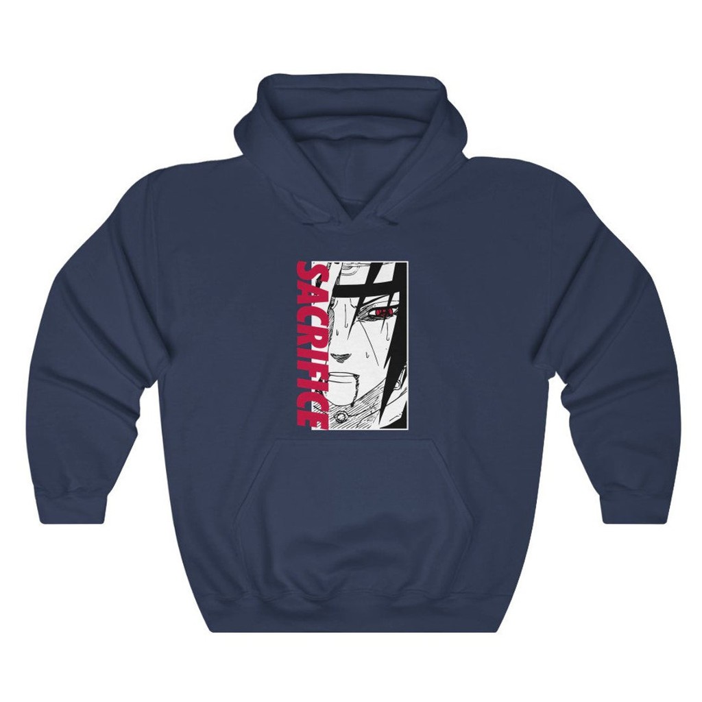 Hoodie Sacrifice Itachi Uchiha Anime Manga Naruto Unisex Premium