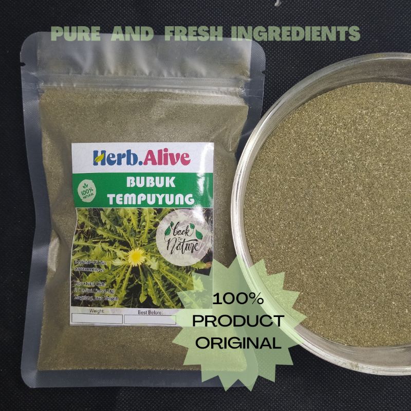 

TEMPUYUNG BUBUK / TEMPUYUNG SERBUK / GRADE A / SONCHUS ARVENSIS 1000 GRAM