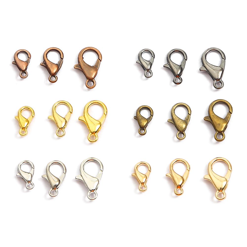 10 12 14 16 18 21mm Kait Lobster Bahan Rhodium 10 12 14 16 18 21mm Kait Lobster Bahan Rhodium
