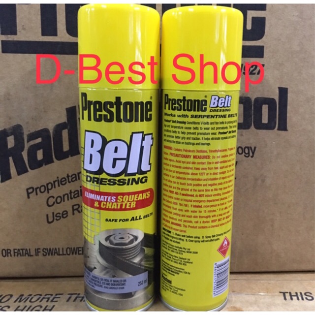 PRESTONE BELT DRESSING | VANBELT SPRAY V BELT - 250ML
