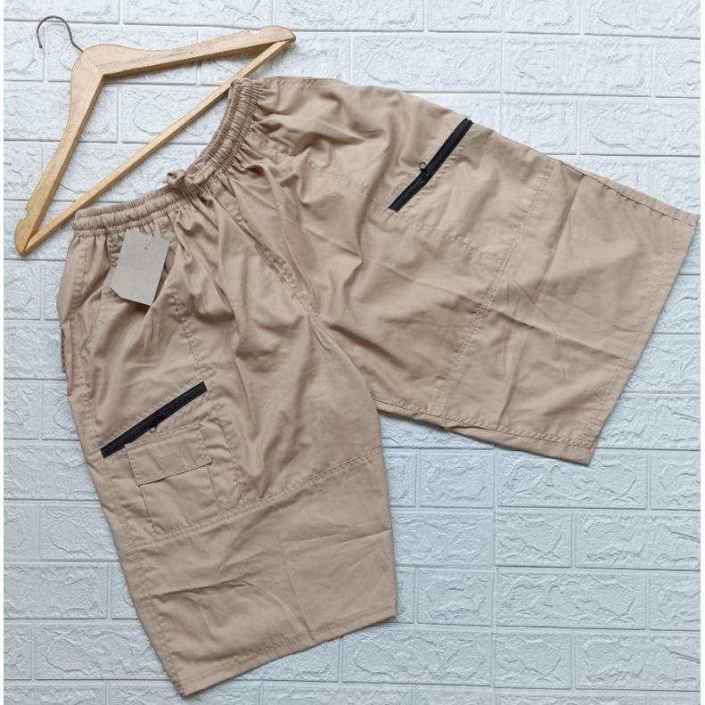 CELANA PENDEK SUPER JUMBO 3 XL/KOLOR SUPER JUMBO BAHAN DRIL JOVA MUAT BB 100 KL