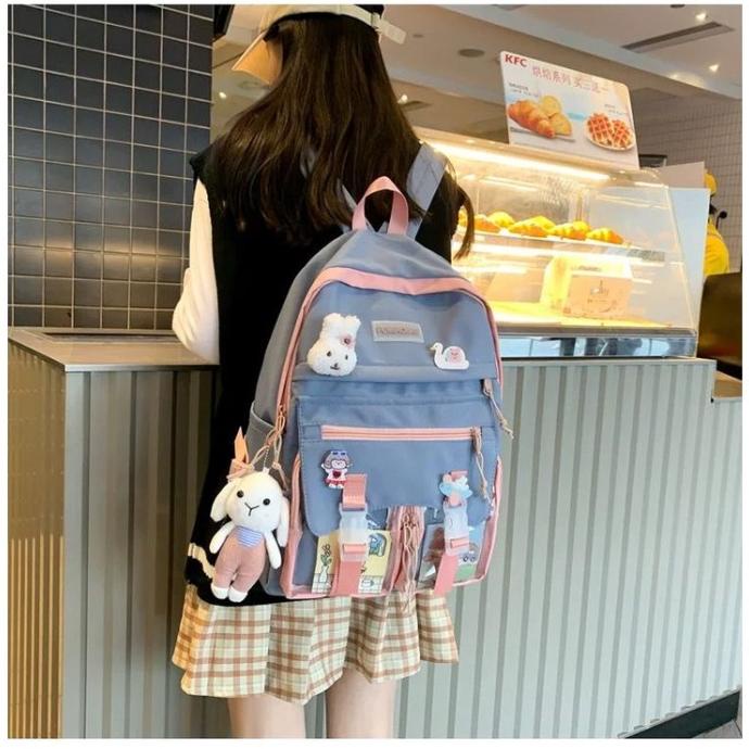 Joshee Tas Ransel Wanita Backpack Wanita Backpack Pria Tas Sekolah Tas Olshopkania1