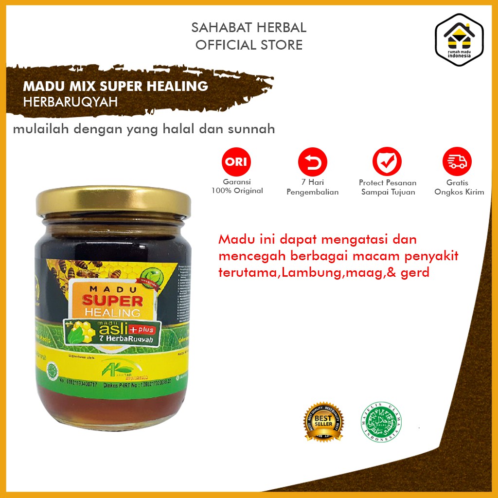 

Madu Super Healing Madu Herbal Asam Lambung & Gerd Ampuh