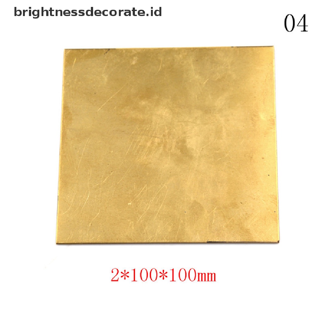 Lembaran Pelat Logam Bahan Kuningan Foil Ketebalan 0.5mm / 0.8mm / 1mm / 2mm / 100mm