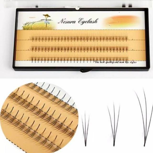 NESURA 3D EYELASH EXTENSION/ RUSSIAN EYELASH/EYELASH EXTENSION/BULUMATA TANAM