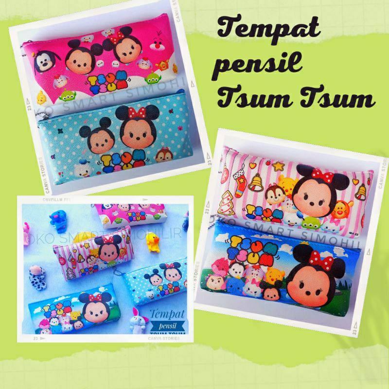 

Tepak/Tempat Pensil/Tepak Tsum Tsum/Tempat Pensil Tsum Tsum