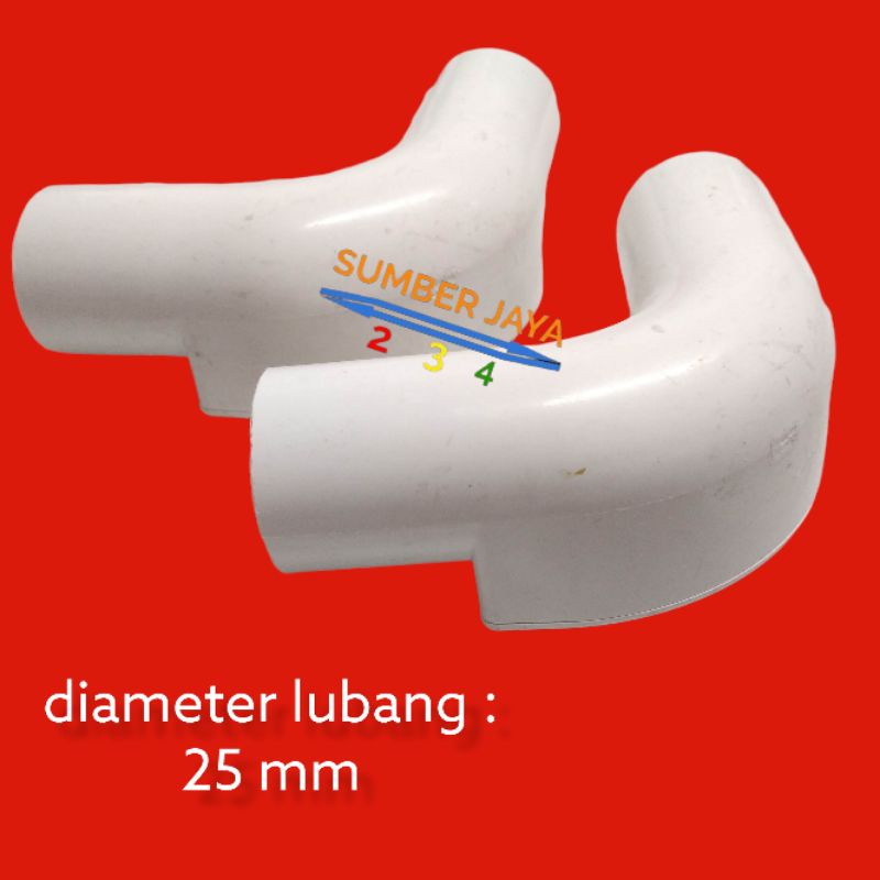 BELOKAN PIPA / ELBOW PIPA LISTRIK 25MM CLIPSAL TERMURAH