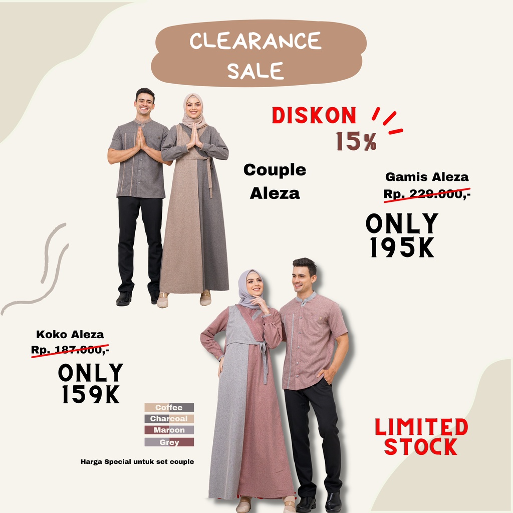 {BISA COD} MYSURE DRESS ALEZA COUPLE / MYSURE GAMIS COUPLE / DRESS COUPLE MYSURE / GAMIS MYSURE / DR