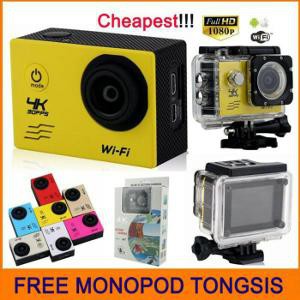 Unik Action camera 4K Ultra HD Sony sensor like xiaomi gopro brica kogan Berkualitas