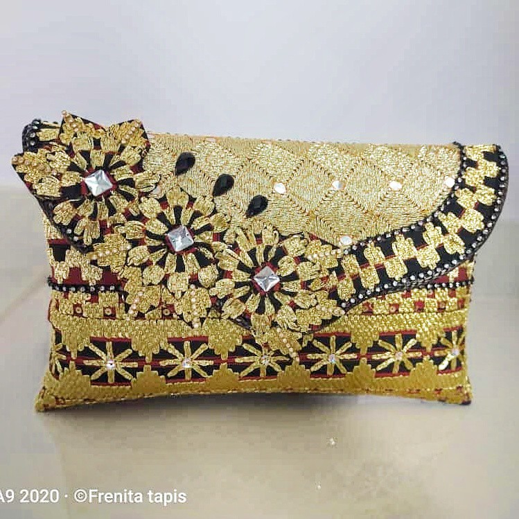 [BISA COD] Clutch Tapis Matakibau Lampung