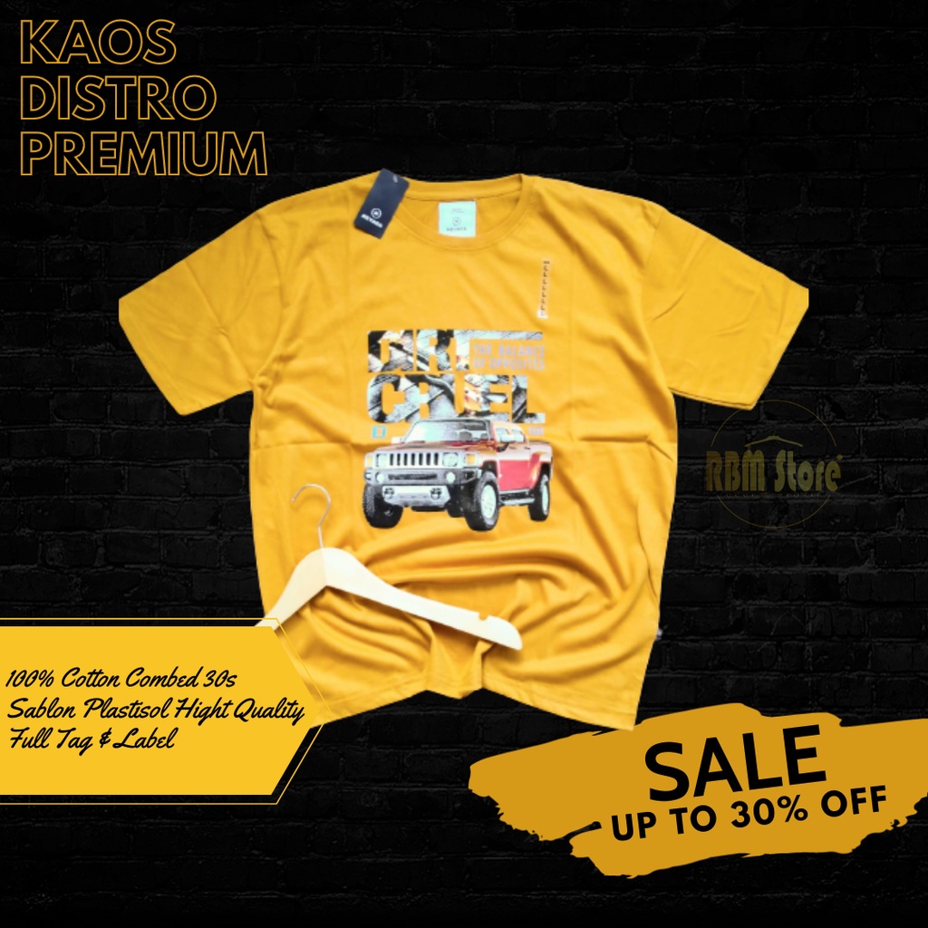 Cuci gudang nevada kaos pria / cowok branded matahari