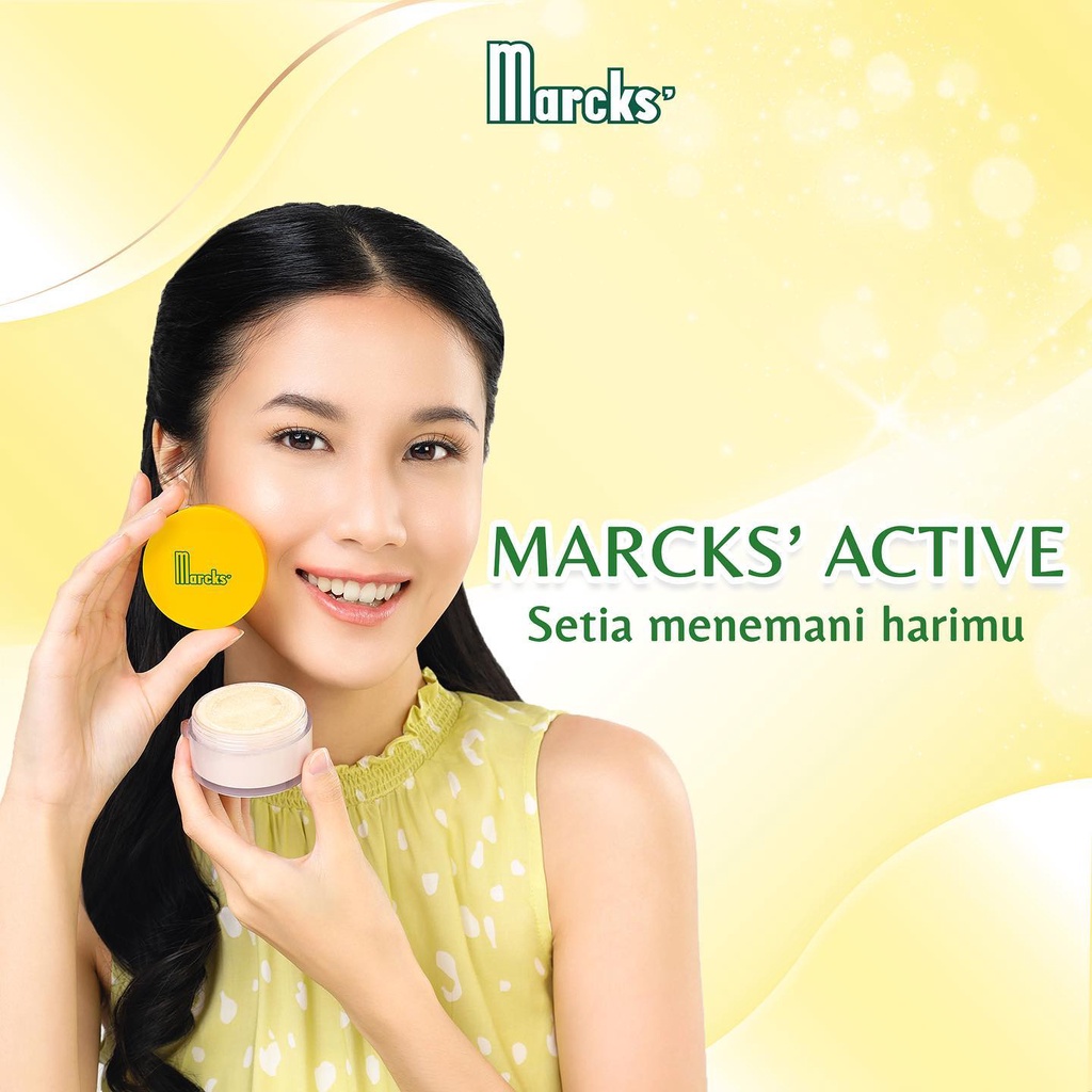 Marcks Bedak Beauty Powder 20gr (Pot | Sachet)