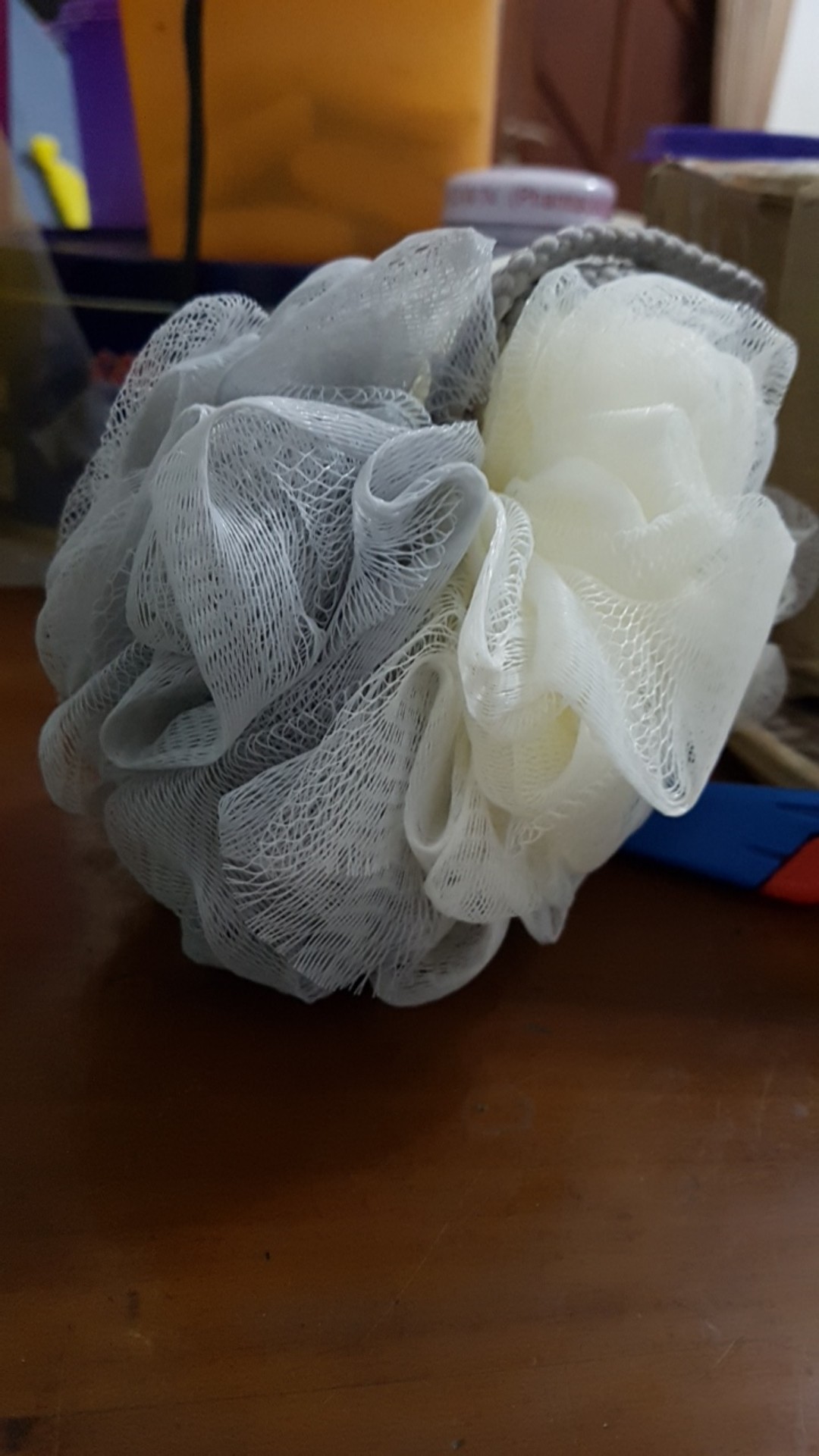 Spon Bola Jaring Mandi Busa | Shower Puff Bath Ball Foaming Sponge