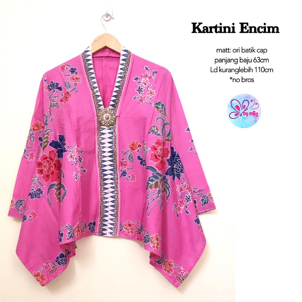 Blus kartini encim ori batik cap solo