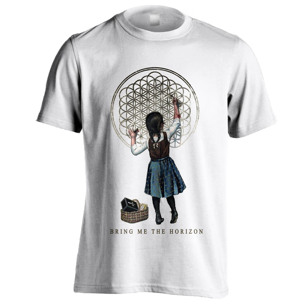 KAOS BAND  BRING ME THE HORIZON - 03 - PUTIH Aleximedia