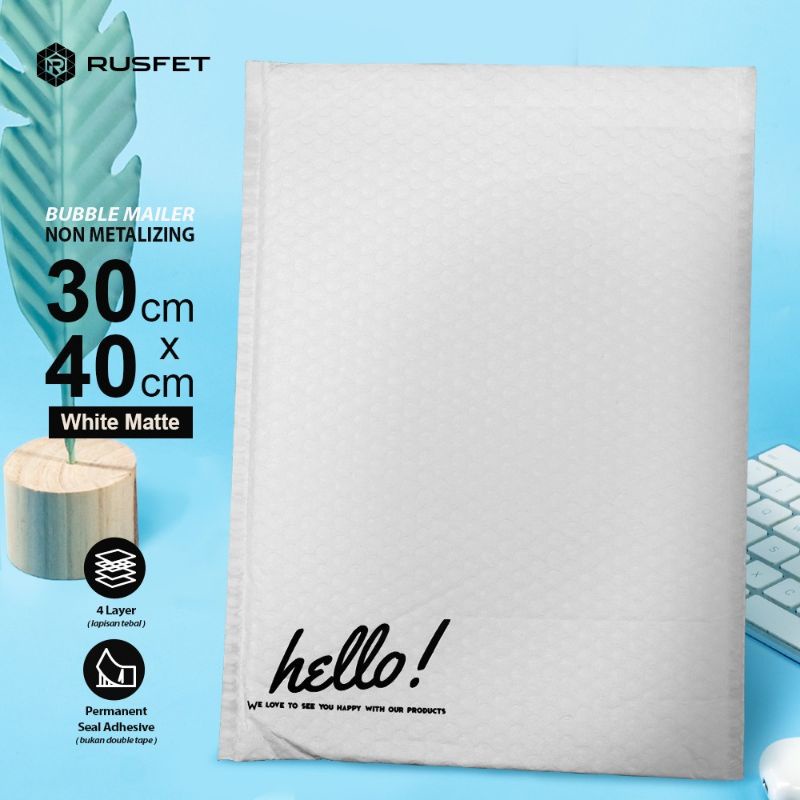 Amplop Bubble Mailer WHITE Premium