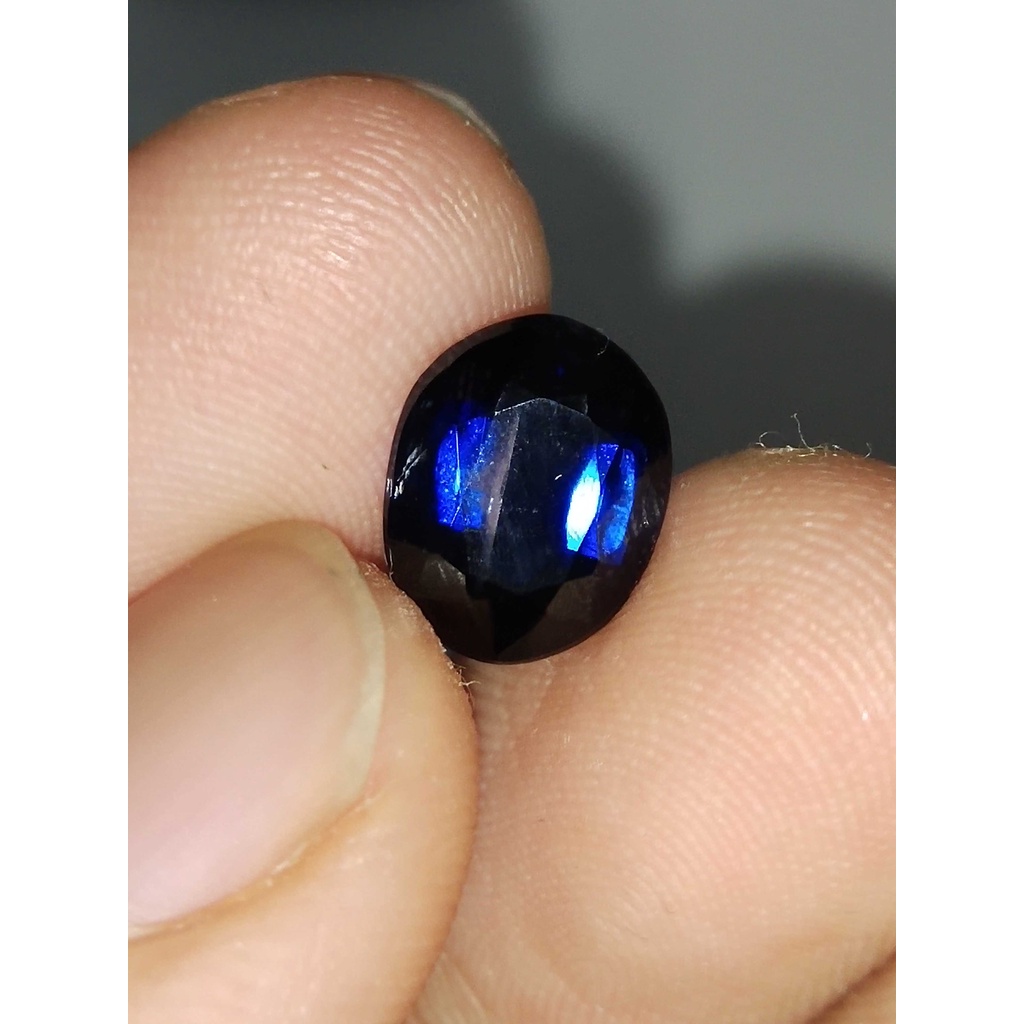 Natural Royal Blue Sapphire Australia / Royal Blue Kyanite 3.4 Ct