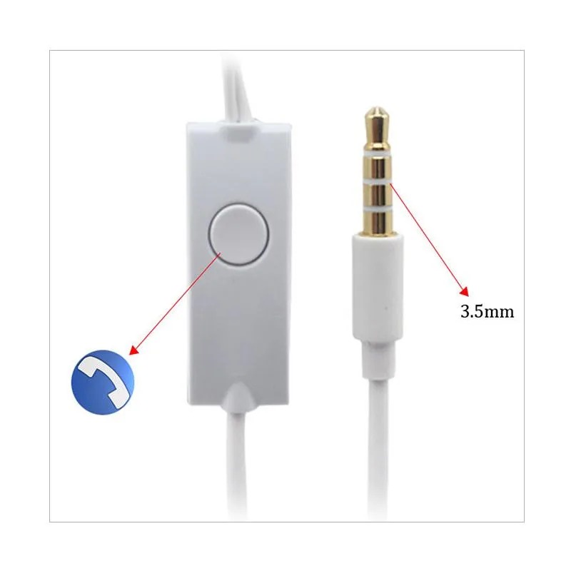 Samsung S5830 Earphone Handsfree Jack 3.5MM Earbud Microfone Super Bass Aksesoris Handphone Hp GALLERYONE gallery one