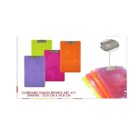 

Papan jalan clipboard Yamata plastik ecer