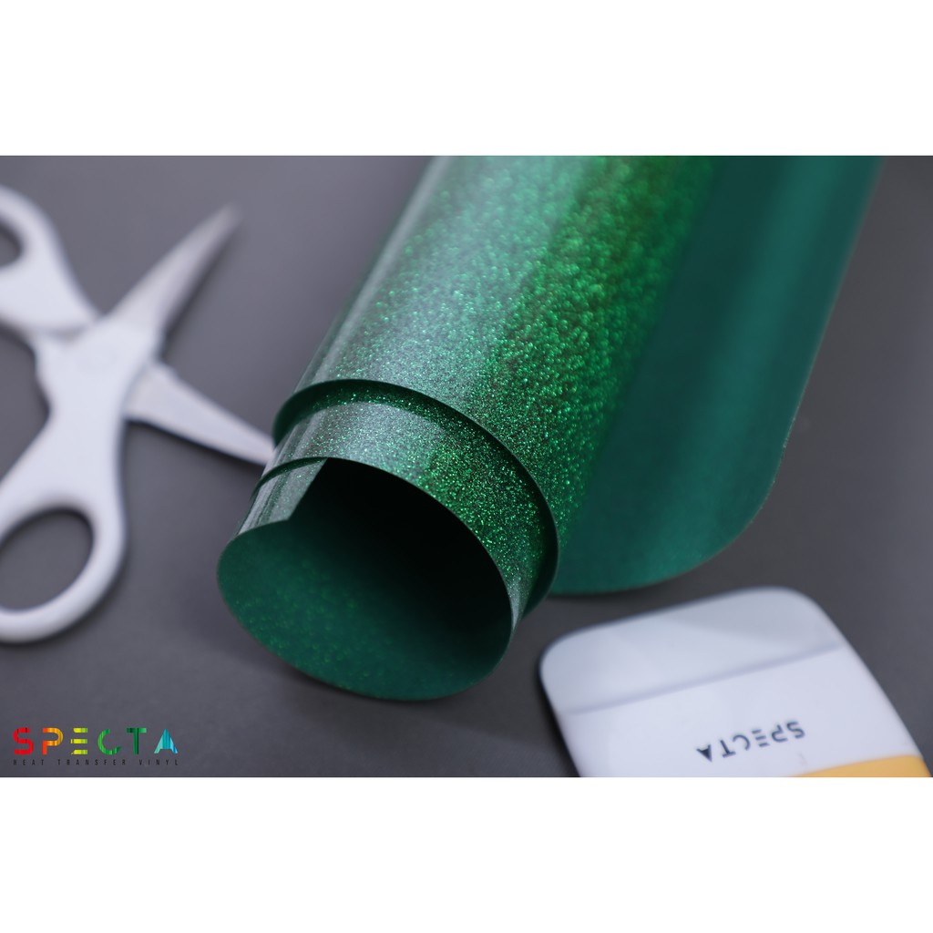 POLYFLEX GLITTER KOREA SPECTAFLEX GLITTER GT-14 HTV GRASS GREEN