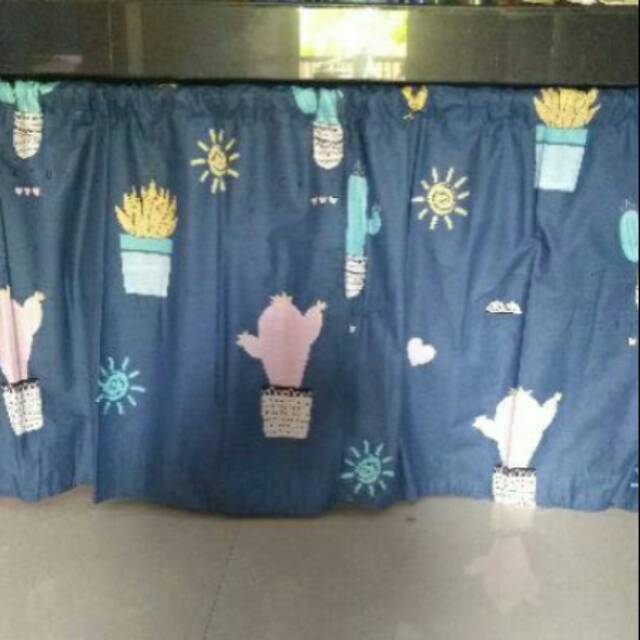 Gorden kolong dapur kaktus biru