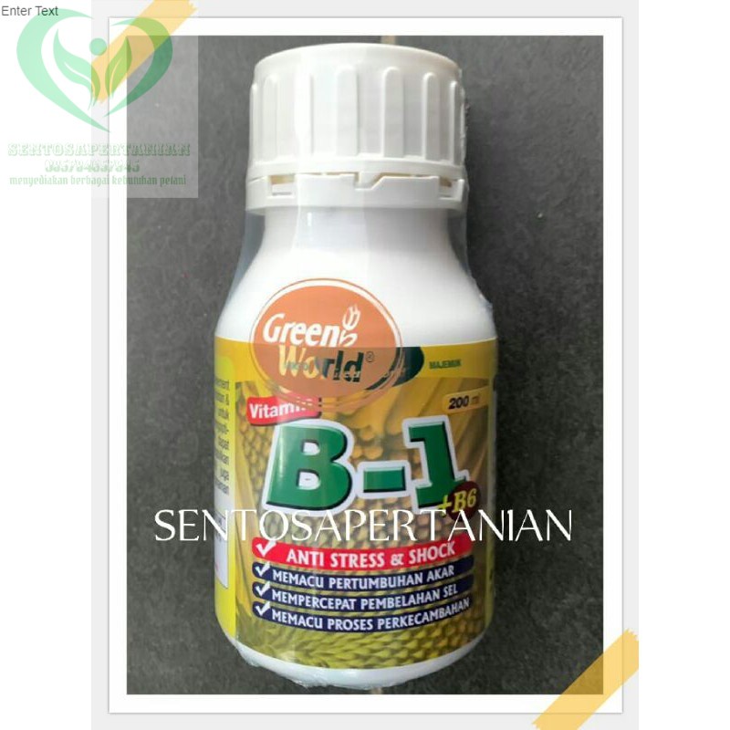 nutrisi tanaman & hormon perangsang akar vitamin B1+B6 200ml