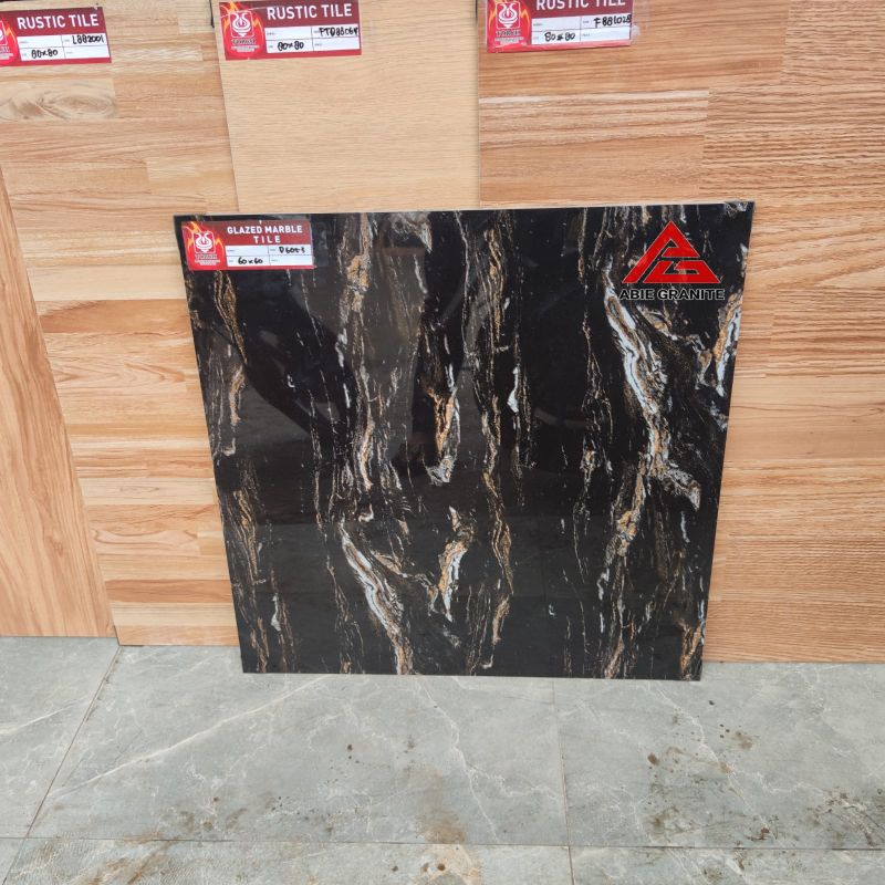 Granit Torch hitam motif 60x60 D6053 Grade AAA
