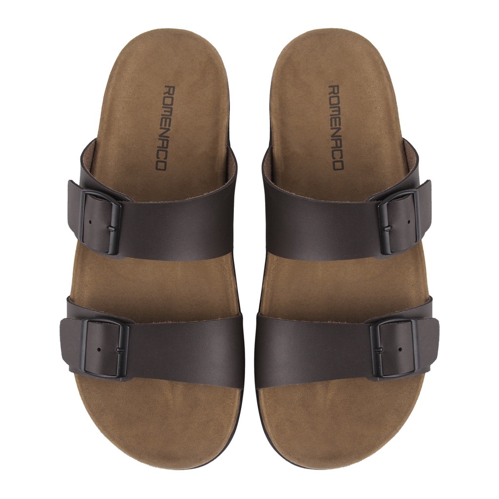 Sandal Pria Romenaco R112 Black Brown