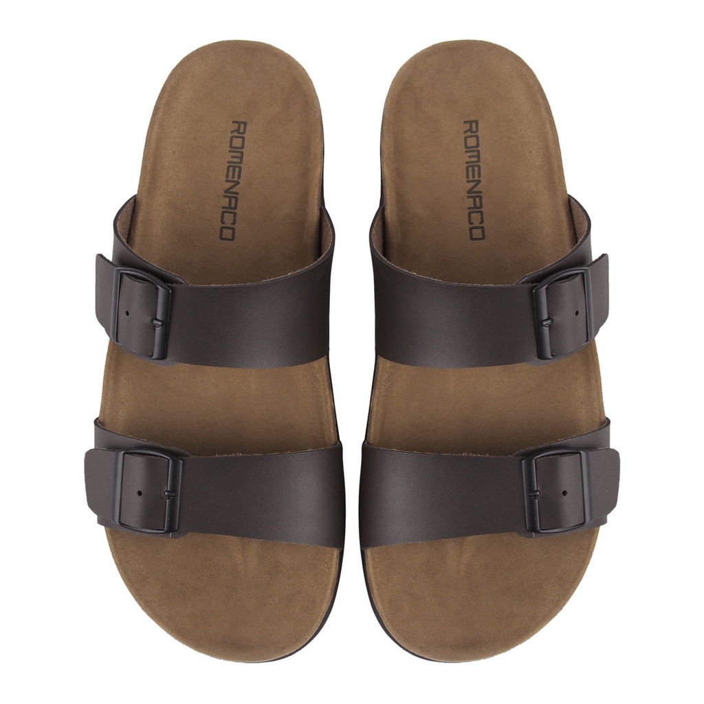 Sandal Pria Romenaco R112 Black Brown