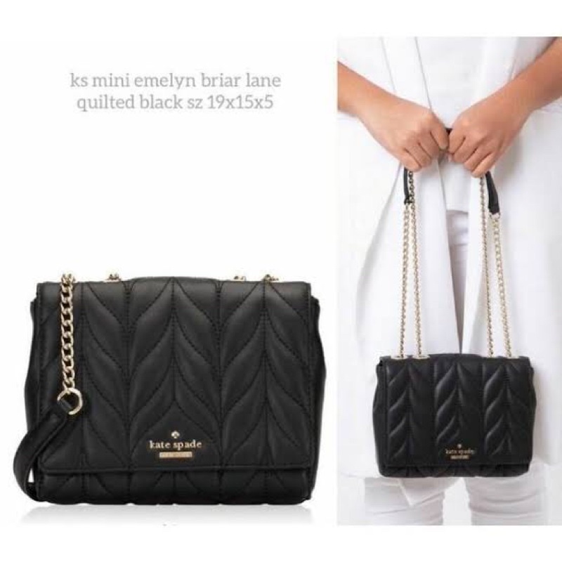 kate spade mini emelyn black preloved