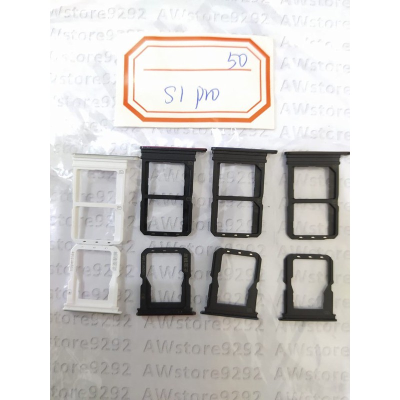 Slot Tempat Kartu Simcard Sim card Lock Simtray Sim Tray Vivo S1 Pro