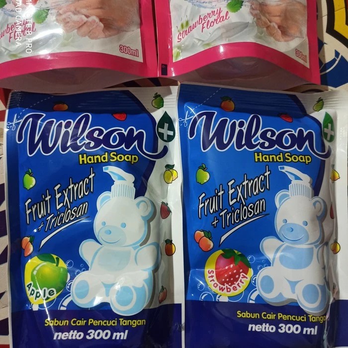 wilson hand soap refill 300 ml. paling murah