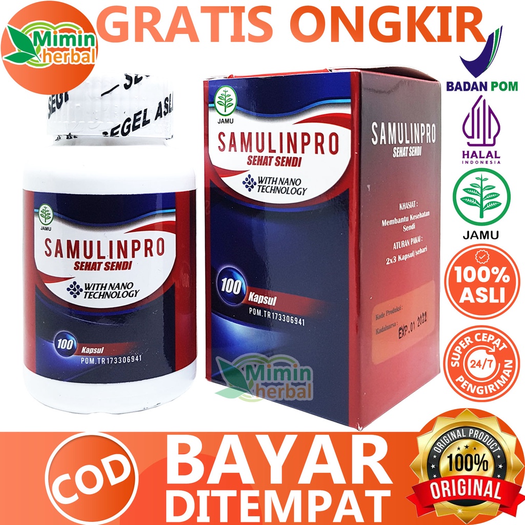 Jual Obat Reumatik Rematik Sakit Lutut Linu Syaraf Kejepit Asam Urat ...