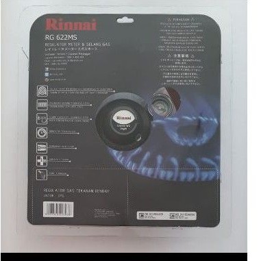 Selang Gas + Regulator Rinnai RG-622MS