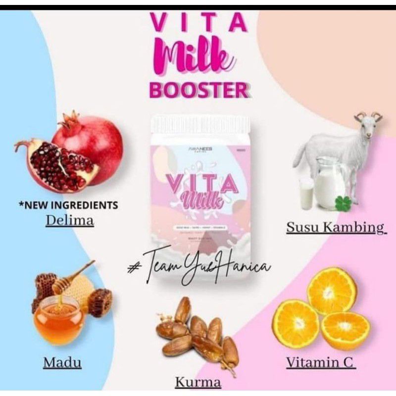 vitamilk booster original susu pemutih badan whitening booster