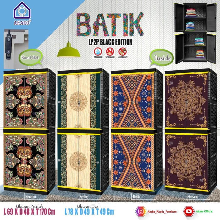 LEMARI PLASTIK (AKAKO LP2P)