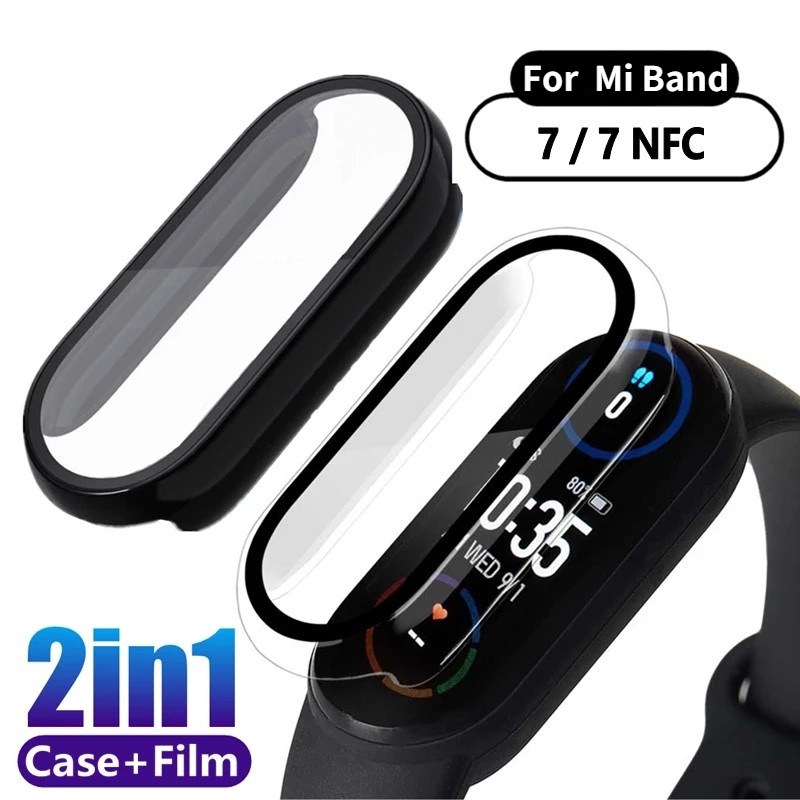 Case Pelindung Layar Smartwatch Anti Gores Untuk Xiaomi Mi Band 7 / 7nfc