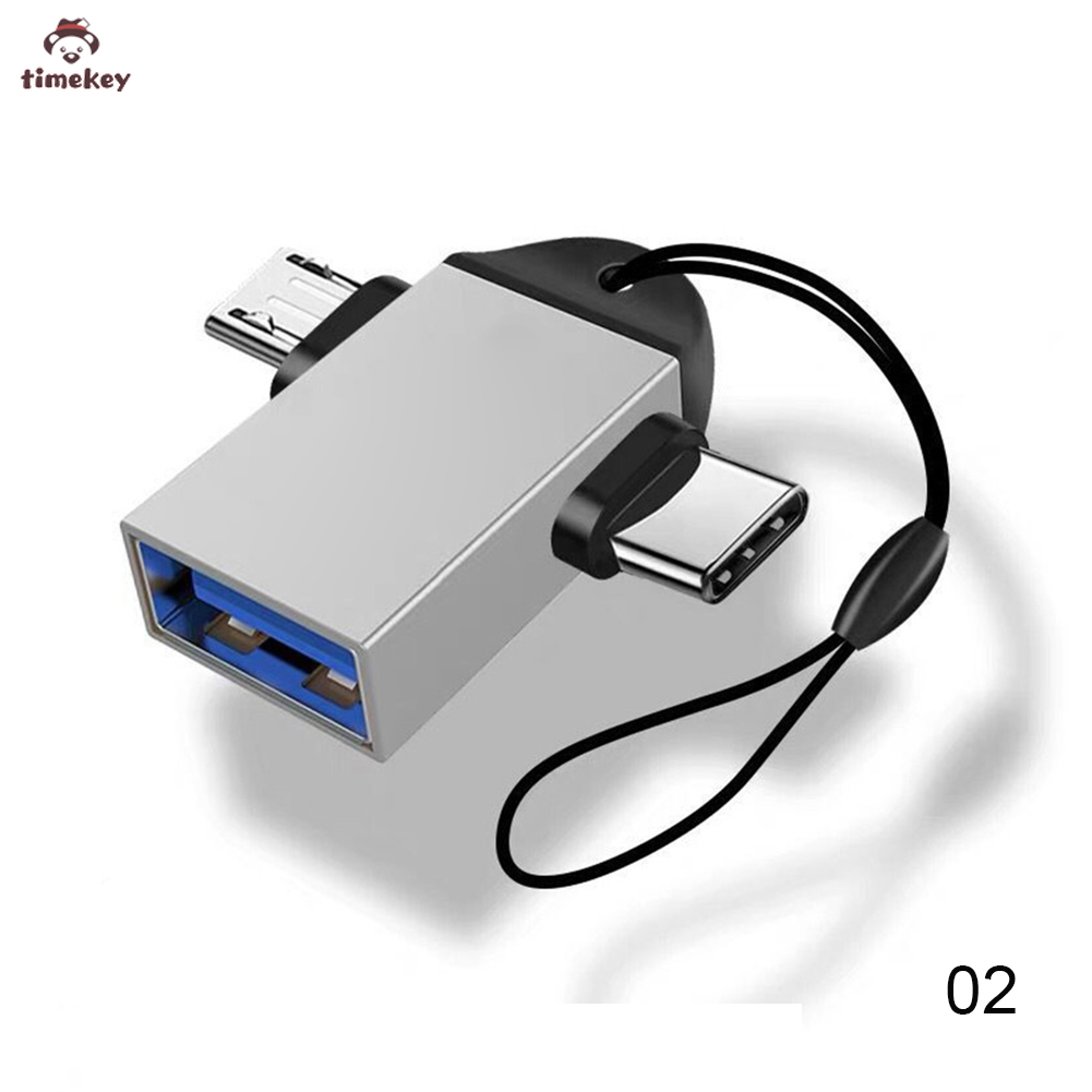 Android Type-C 2-in-1 OTG Adapter Otg Type C Cable For Xiaomi Tablet Hard Disk Drive Flash Disk USB Converters