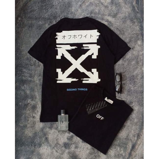 T-SHIRT Off White Premium Baju Pria Wanita