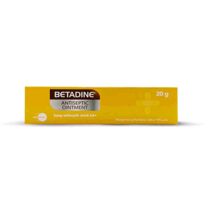 Betadine Ointment 10 gr / Antiseptik Luka / Salep Luka