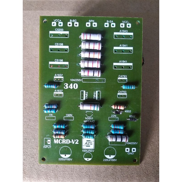Pcb kit driver MCRD V2 tipe 340 plus komponen