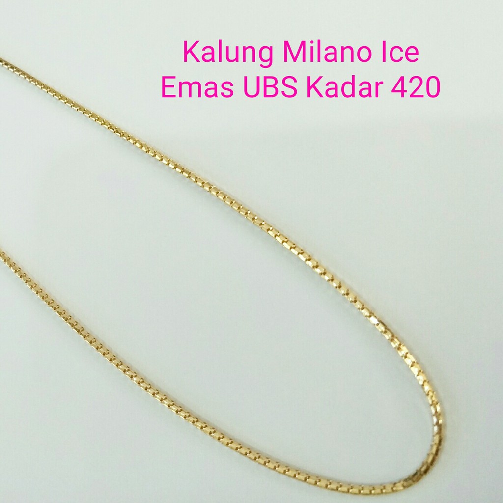 Kalung Emas UBS Kadar 420 Berat 2.05 gram