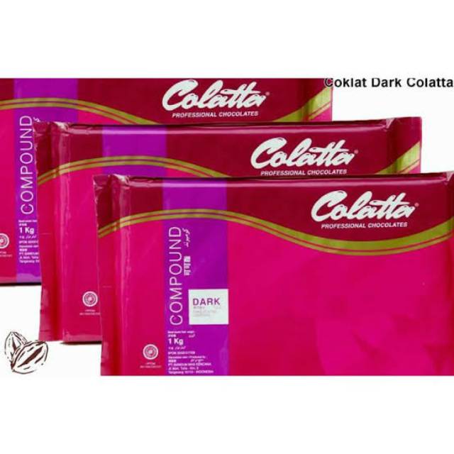 

Colatta Compound 1kg - coklat batang - Colatta Dark - Colatta white - Colatta Milk