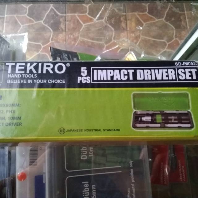 Obeng ketok tekiro 5pcs