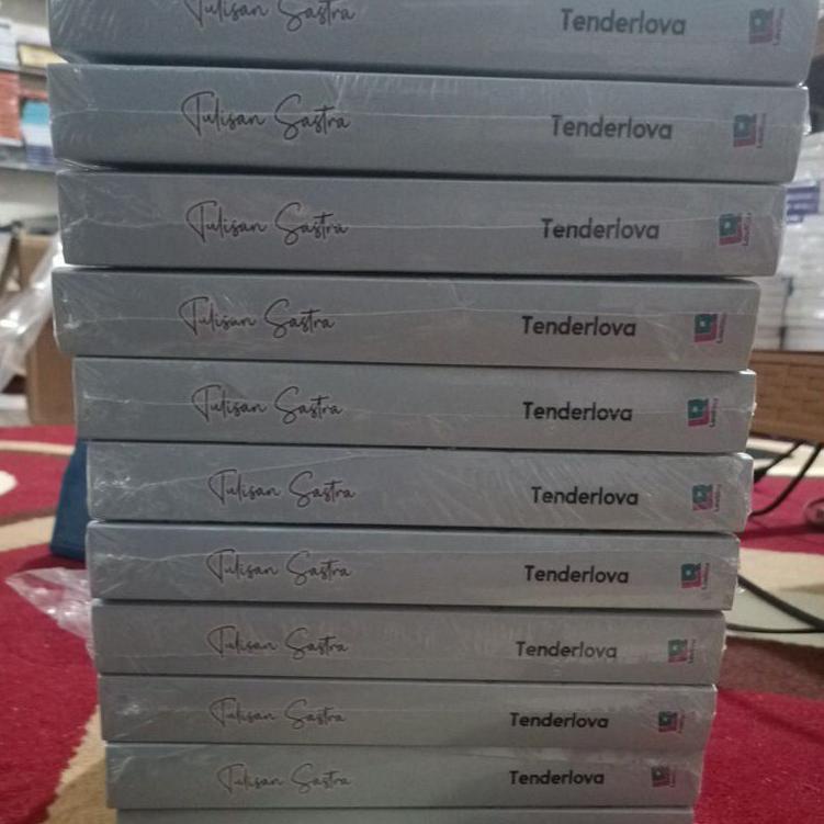 Modern.. Tulisan Sastra 3 surat, postcard, masker - Tenderlova - Novel original terlaris - Penerbit