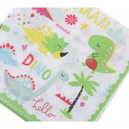 Decoupage Napkin - Tissue Decoupage 2Ply AN - Hello Dino