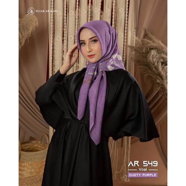 [COD]HIJAB JILBAB KERUDUNG SEGIEMPAT MOTIF BUNGA TERBARU TH.2022 ORI BY ARRAFI