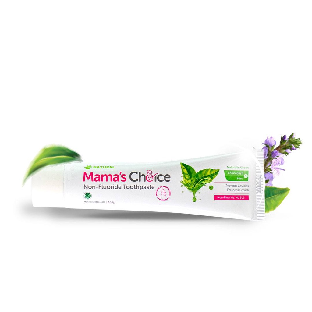 [PROMO] Mama's Choice Toothpaste Pasta Gigi Non - Fluoride 100g