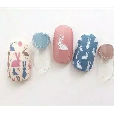 Nail Sticker Motif Stiker Kuku Nail Art Stiker Mode 1