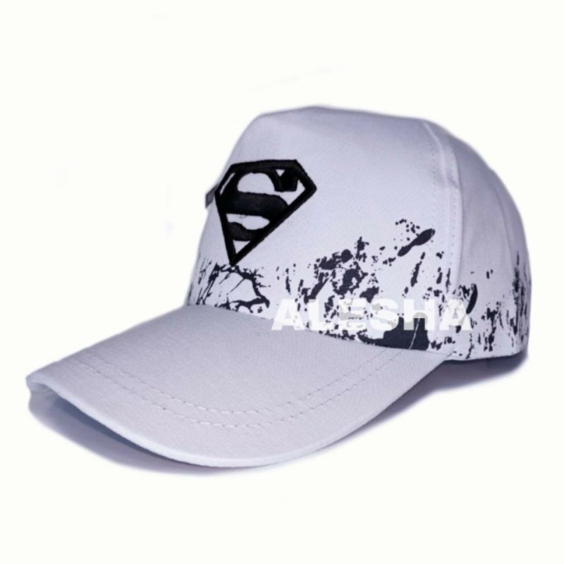 [REALPICT] TOPI ANAK PRINTING SUPERMAN TOPI BASEBALL